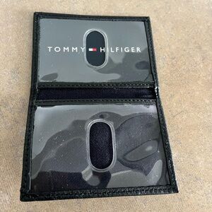 Tommy Hilfiger Black Card Holder Wallet